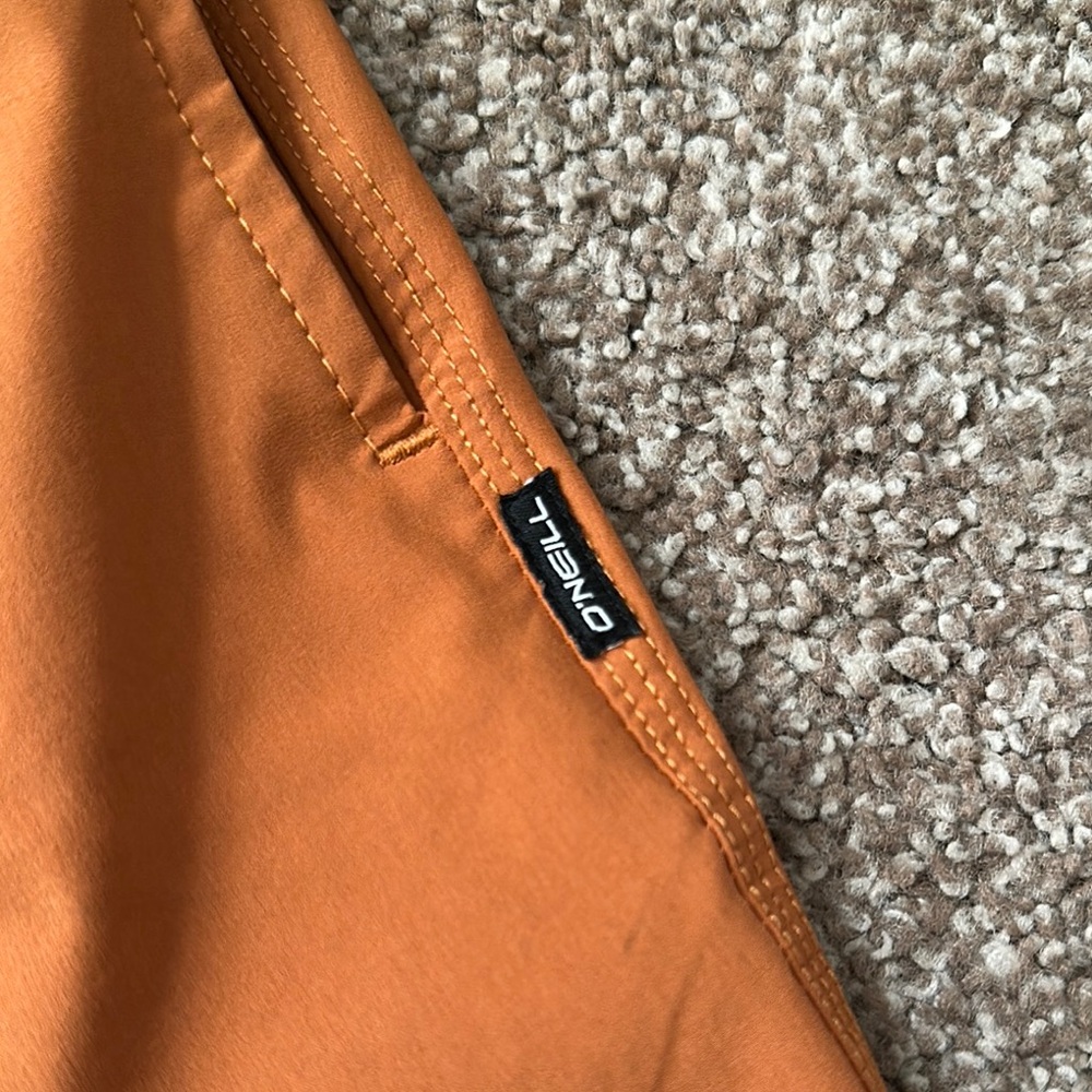 O'Neill Hybrid Hyperdry Burnt Orange Swim Trunks - Picture 3 of 6